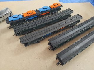 Lote 9 vagones Virginian + 5 porta coches