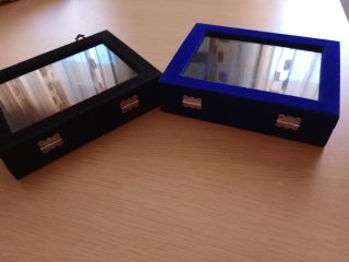 Set 2 organizer scatole portaoggetti