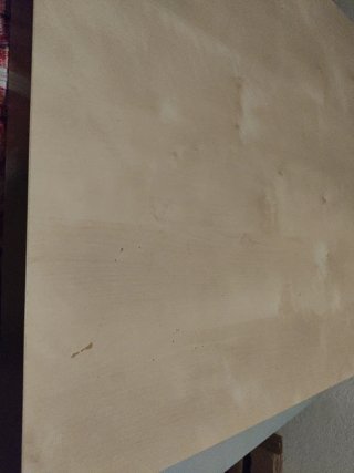 Mesa baja de madera Ikea color beige