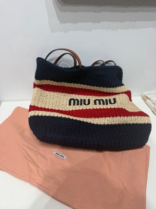 Borsa Miu Miu Beige e Rosso