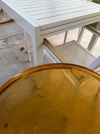 4 Sedie Kartell Trasparenti Gialle