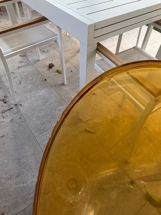4 Sedie Kartell Trasparenti Gialle