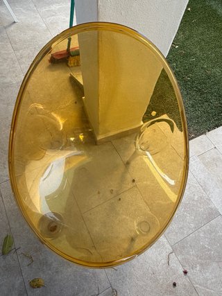 4 Sedie Kartell Trasparenti Gialle