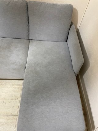 Sofá en L Ikea Gris Tela
