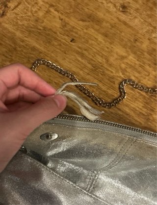 Bolso Brownie Plata Cadena