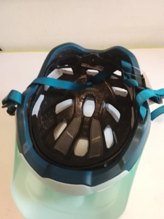 Casco Bicicleta Rockrider Azul