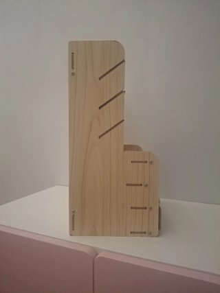 Organizador escritorio madera cajón