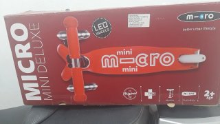 Patín Mini Deluxe Rojo Poco Uso