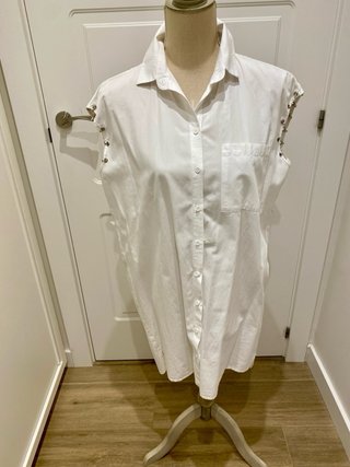Camisa/Vestido Blanco Mango