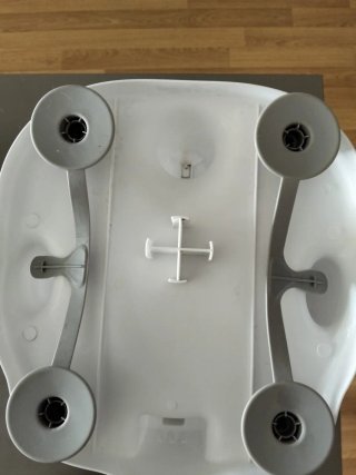 Asiento de baño bebé con juguetes