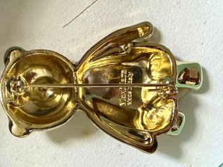 Spilla Max Mara oro Made in Italy
