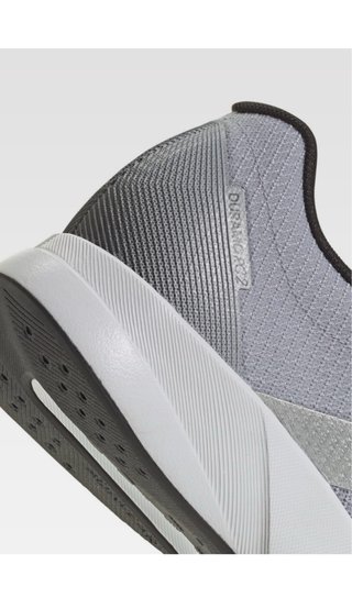 Zapatillas Adidas Gris y Plateado