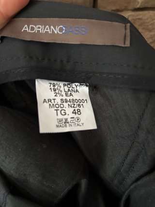 Pantalone uomo Adriano Sass