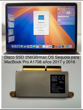 SSD 256GB MacBook Pro A1708 (2016-2017)