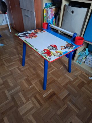 Mesa infantil Patrulla Canina