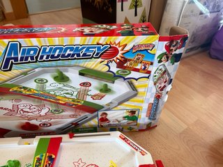 Juego Air Hockey Super Mario y Luigi
