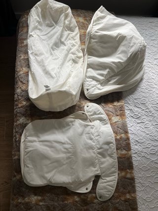Funda Bugaboo para carrito blanca de canalé