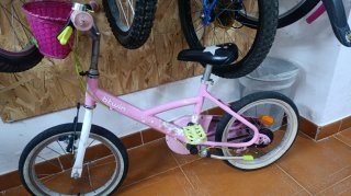 Bicicleta infantil rosa