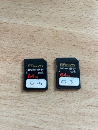 2 Tarjetas SD SanDisk Extreme PRO 64GB