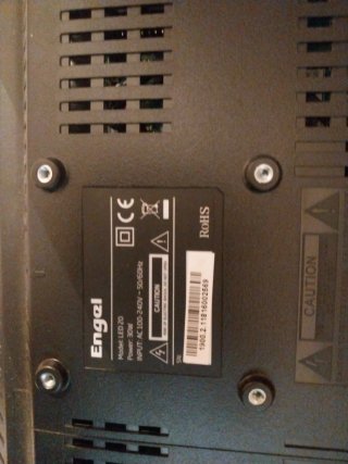 Televisión LED Engel Negra