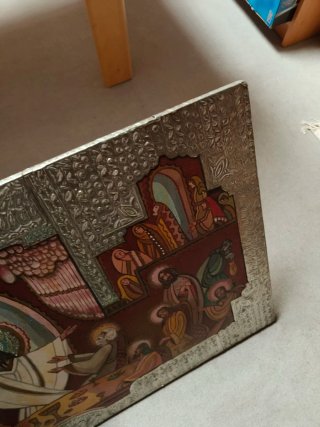 Cuadro bizantino La Última Cena 109x61cm.