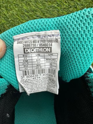 Botas montaña niño/niña Quechua Talla 33