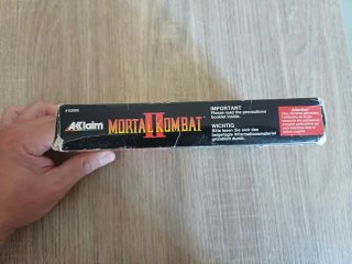 Mortal Kombat II Super Nintendo Cartuccia