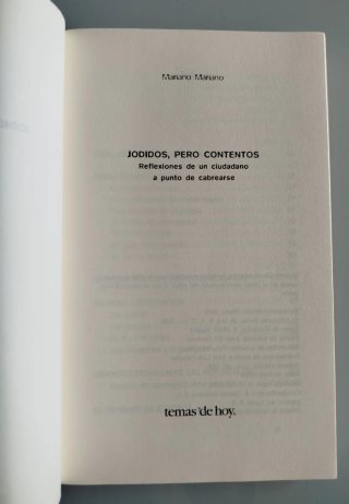 Jodidos, pero contentos reflexiones de un ciuda...