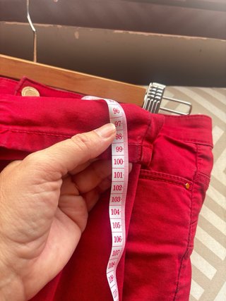 Pantalón Stradivarius Rojo Talla 42 (Real 38/40)