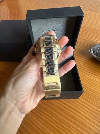 Reloj Lancotte Negro y Dorado
