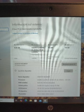 HP Elitebook - Notebook Nero