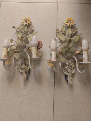 2 Apliques Vintage Florales