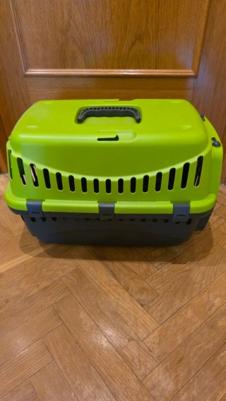 Transportín para mascotas verde