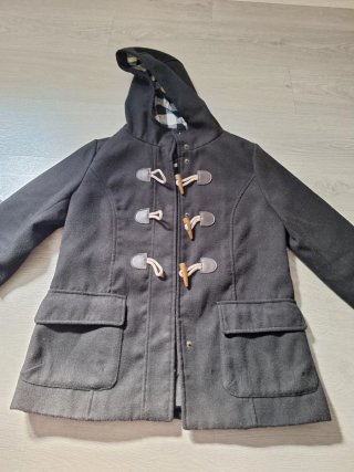 Cazadora paño negra talla S