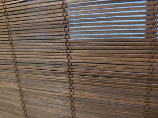 Estor de bambú y madera 120cm