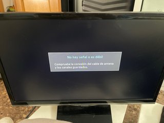 Televisor pequeño negro 22 pulgadas  60hz