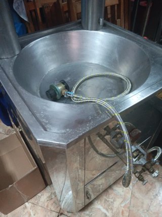 Fogón de churros industrial