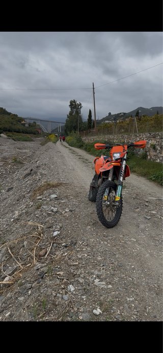 Moto Enduro KTM 450 2017 cambio