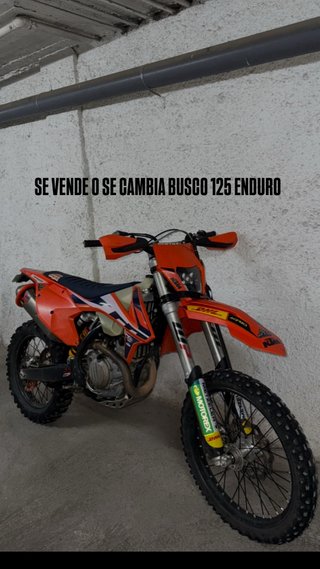 Moto Enduro KTM 450 2017 cambio