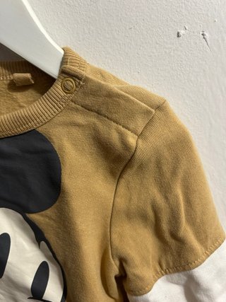 Conjunto Mickey 18-24m Sudadera Marrón Pantalón 24