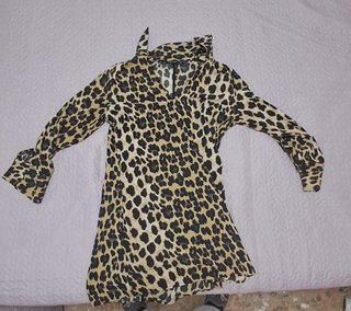 Vestido estampado leopardo