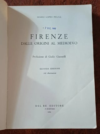 Firenze Libri Firenze dalle origini al Medioevo