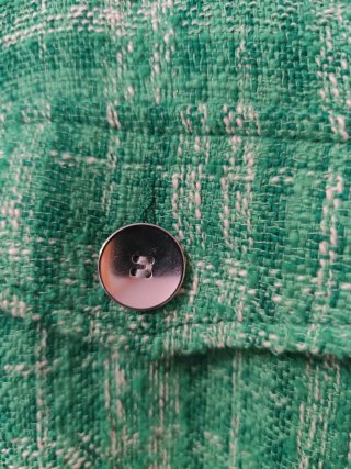 Chaqueta Zara cuadros verde