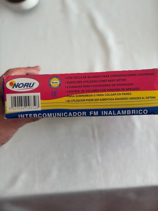 Intercomunicador Inalámbrico FM Noru - Pack de 2
