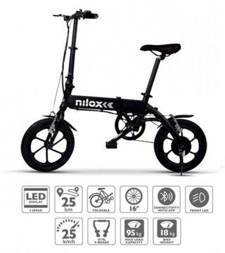 Bici Eléctrica Nilox X2 Plegable