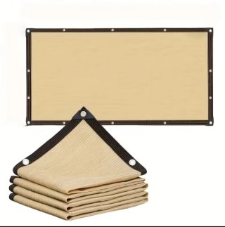 2 Tende a Vela con Maglia Rettangolare 3X5