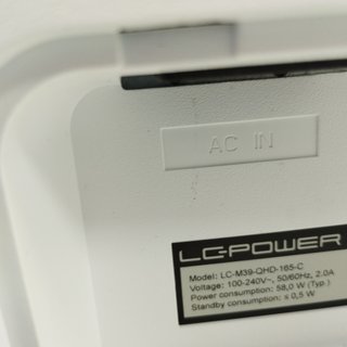 Monitor LED LC-power M39-qhd-165c