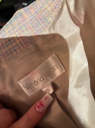 Chaqueta Vittorio Verani Lino Multicolor