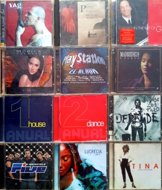 Lote 100 CDs Variados: Reventa o Colección