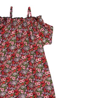 Vestido Boboli niña estampado floral T.10